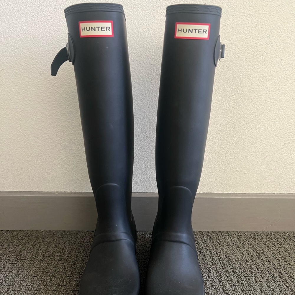hunter original tall rain boots